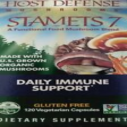 Host Defense Stamets 7 Daily Immune Support Supplement 120 Capsules
