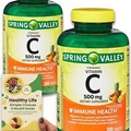 Spring Valley Vitamin C Chewable, 500mg, 200 Tablets (Pack of 2