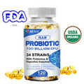 Digestive Enzymes Prebiotic & Probiotics Gas, Constipation & Bloating Relief 120