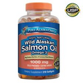 Pure Alaska Wild Salmon/Fish Oil Omega 3 2000 mg EPA DHA 210 Softgel Exp-11/25 +