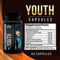 Youth Capsules Hormone Booster. Natural Organic  Feel and Look Young Again