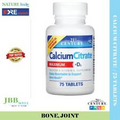 21st Century, Calcium Citrate Bone, Joint,  75 Tablets