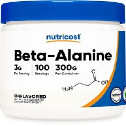 Nutricost Beta Alanine Powder 300 Grams - Pure Beta-Alanine