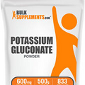 BulkSupplements Potassium Gluconate Powder - Electrolyte Supplement