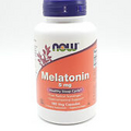 NOW Foods Melatonin 5mg 180 Veg Caps Sleep/Gastrointestinal Support -EXP: 2/26