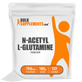 BULKSUPPLEMENTS.COM N-Acetyl L-Glutamine Powder - Glutamine Supplement, L Glutamine Powder - Gut Health & Recovery, Glutamine 750mg - Gluten Free, 750mg per Serving, 100g (3.5 oz)