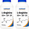 Nutricost L-Arginine 500mg, 300 Capsules (2 Bottles)