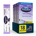 Pedialyte Electrolyte Powder Packets, Grape, Hydration Drink, 18 Single-Serving Powder Packets