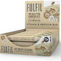 FULFIL Vitamin And Protein Bar 15 X 55G Bars White Chocolate & Cookie Dough Flavour 20G High Protein, 9 Vitamins, Low Sugar