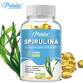 Spirulina Capsules 1200 Mg - Immune Support Supplements, Promote Metabolism