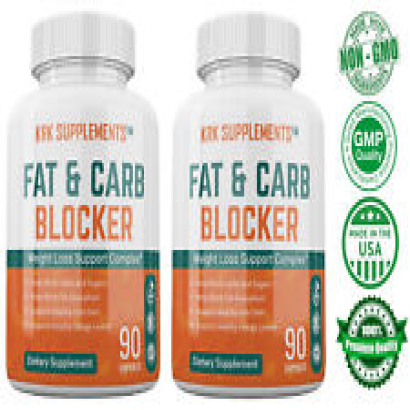 2 Pack Fat Carb Blocker Weight Loss Complex Appetite Suppressant Burn Low Keto