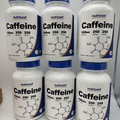 (6) Nutricost Caffeine Pills 100mg Per Serving 250 Capsules Exp 9/24