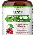Zazzee Tart Cherry Extract Capsules, 200 Vegan Capsules, 3000 mg Strength, Poten
