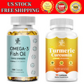 Omega 3 Fish Oil 2500mg | Turmeric Curcumin With BioPerine Bone & Joint Support