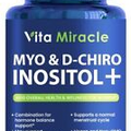 Inositol Supplement Myo-Inositol & D-Chiro Inositol 2000mg 40:1 Ratio 120 Caps