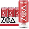 ZOA Energy Drink, Strawberry Watermelon, Zero Sugar, 12 Fl Oz (Pack of 12)