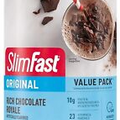 SlimFast Original Meal Replacement Shake Mix, Rich Chocolate Royale, 20.18 Oz