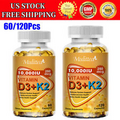 60/120Pcs Vitamin K2 D3 Vitamin Supplement, Immune Health, Bone & Heart Health