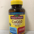 Nature Made CoQ10 Extra Strength 400 mg 90 Softgels Heart Health Energy Exp 5/26