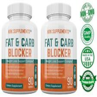 2 Pack Fat Carb Blocker Extra Strength Weight Loss Complex Burn Keto Diet Pills