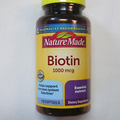 Nature Made Biotin 1000 mcg 120 Softgels