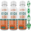 3 Pack Fat Carb Blocker Extra Strength Weight Loss xp Complex Low Keto Diet Pill