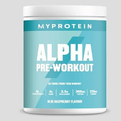 Myprotein Alpha Pre-Workout, Blue Raspberry, 600 g (CEE)