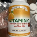 Lewis Labs Vitamin C with Rose Hips & Acerola Cherry 1000mg | Pure Vitamin C