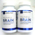 2 Vitality Now Youthful Brain Memory Brain Health Support Supplement 02/2024