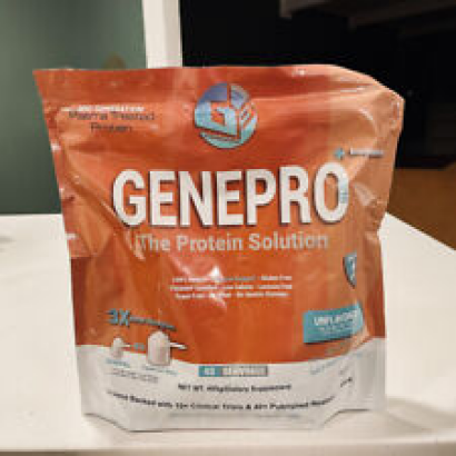 Genepro Unflavored Protein Powder - Gen 3, 45 Servings Lactose Free Exp 11/24