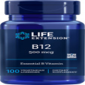 Life Extension B12 Dissolving 500 MCG 100 Tabs (Two Pack)