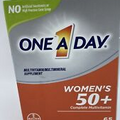 ONE A DAY WOMEN'S 50+ COMPLETE MULTIVITAMIN 65 TABLETS EXP 09/2024