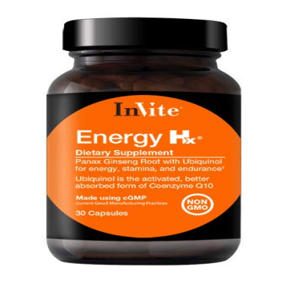 Invite Health Energy Hx - Support for Energy, Stamina, and Endurance - 30 Capsules - 30 Day Supply