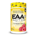 Nutrithority EAA Factor, BCAA Essential Amino Acids Powder, Raspberry Rage 30 Servings - Sugar & Caffeine Free Intra & Post Workout Drink with Electrolytes - Improve Muscle Recovery & Hydration