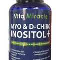 Inositol Supplement Myo-Inositol & D-Chiro Inositol 2000mg 40:1 Ratio EXP:07/26