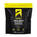 Ascent 100% Whey, Native Whey Protein Blend, Chocolate, 4.25 lbs Gluten Free