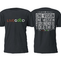 LiveGood One Mission T-Shirt Navy X-Large Size Fashionable Quality 1pc NEW