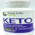 Trim Life Labs KETO 800mg Natural Ketosis Weight Loss Support 60 Capsules