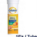 3 tubes New CEBION VITAMIN C 1000mg + Calcium Effervescent 10's  Healthy Body