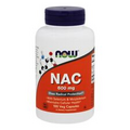 NOW Foods NAC N-Acetyl Cysteine 600 mg., 100 Vegetarian Capsules