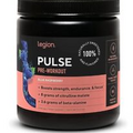 Sealed Legion Pulse Pre Workout Stimulant  Free Blue Raspberry, 20 Servings
