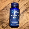 Vitamin B3 Niacin by Life Extension, 100 capsule 500 mg Exp:5/25