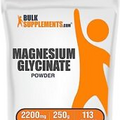 BulkSupplements.com Magnesium Glycinate Powder - Magnesium Bisglycinate Magne...