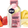 GU Energy Original Sports Nutrition Energy Gel, 4-Count, Strawberry-Banana NEW