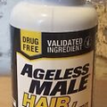 Ageless Male Hair Growth Supplement 42 Softgels. Exp 2025