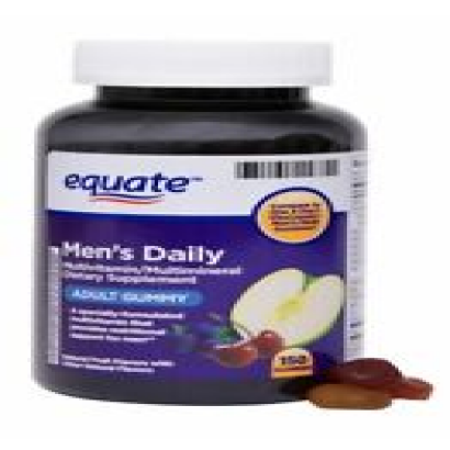 **TWO** 150ct Equate Once Daily Men's Multivitamin Gummies Exp 4/24 & 9/24