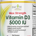 "Premium  Vitamin D3 5000 IU - 400 Easy-Swallow Micro tablets"