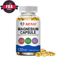 Magnesium Capsules Complex 120 Caps | Glycinate Citrate Malate Oxide For Unisex