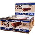 Keto Wise Meal Replacement Bar - Chocolate Almond Blast - Box of 12
