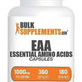 BulkSupplements.com Essential Amino Acids Capsules - EAA Capsules, Essential Amino Acids Supplement, EAAs Amino Acids - EAA Supplements, 2 Capsules per Serving, 180-Day Supply, 360 Capsules